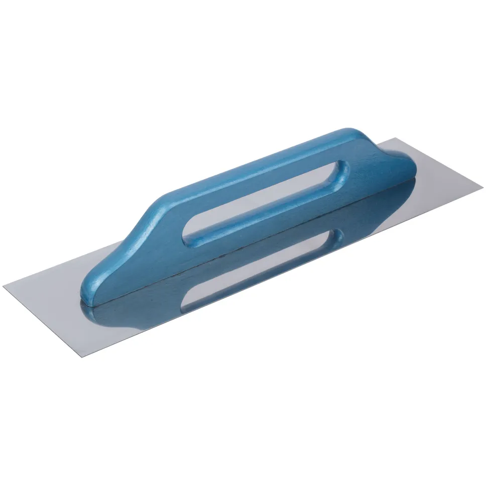 Гладилка швейцарская нержавеющая 480х130 мм плоская FIT 05180