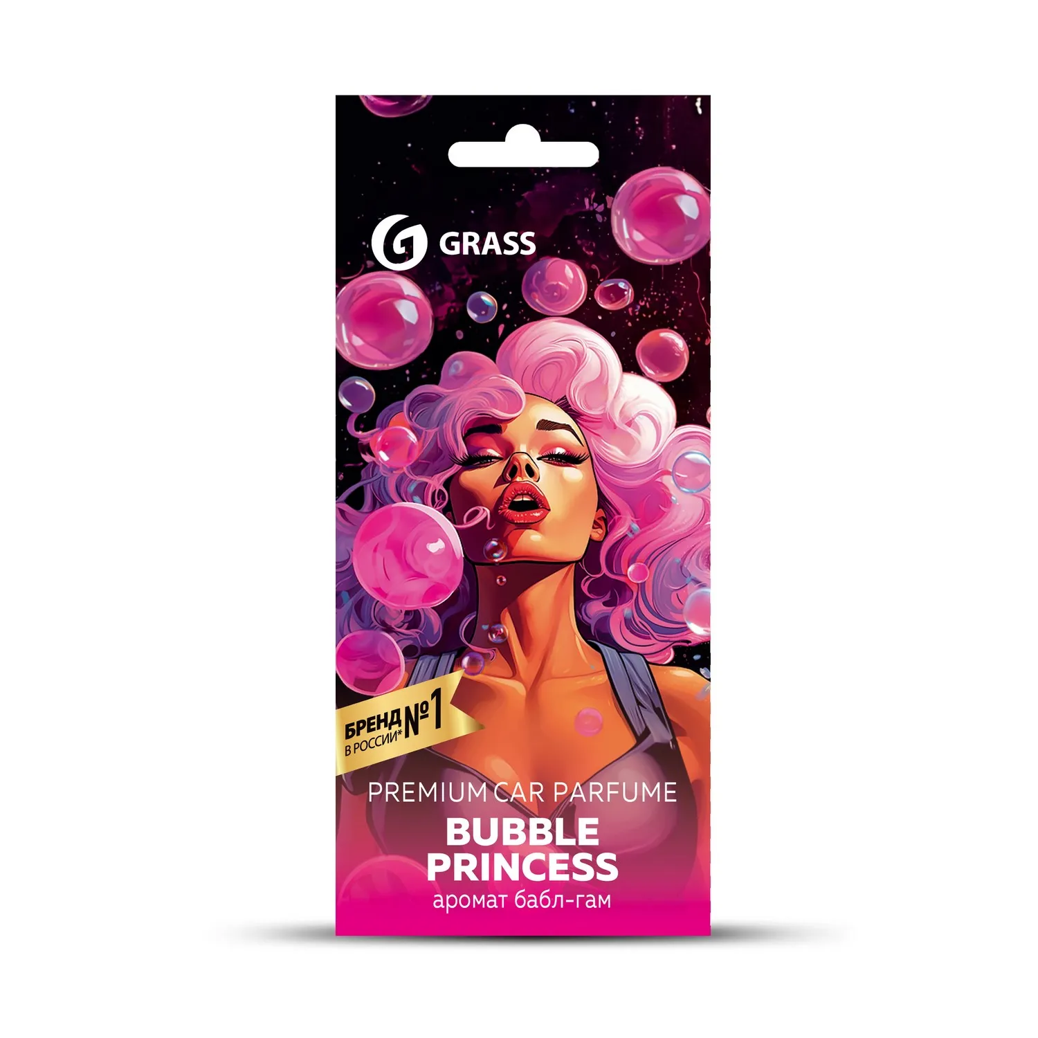 Ароматизатор воздуха картонный Bubble princess GraSS GRASS AC-0203