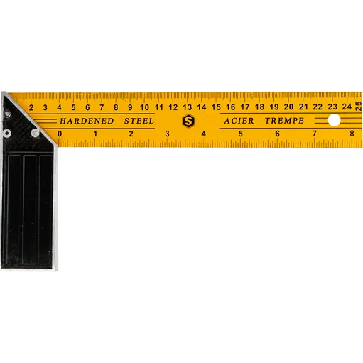 Угольник столярный 25 см.S SAMTOOLS SAMC-081000250