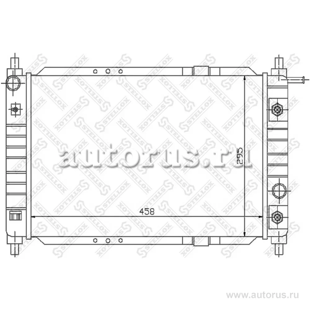 Радиатор Daewoo Matiz 0.8 АККП 98 STELLOX 1025328_SX
