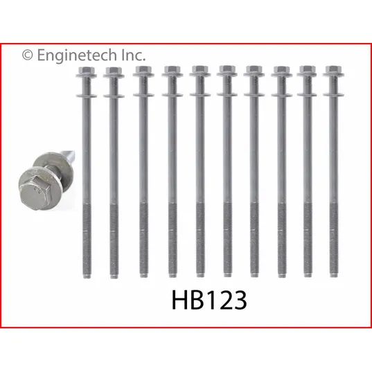 Комплект болтов на 1 головку Ford 4.6/5.4L 1991-2014 ENGINETECH HB123