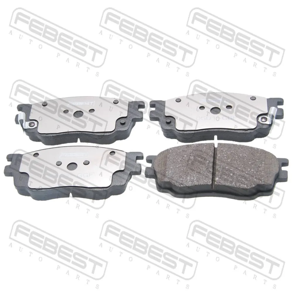 Колодки тормозные передние FEBEST 0501-GGF
