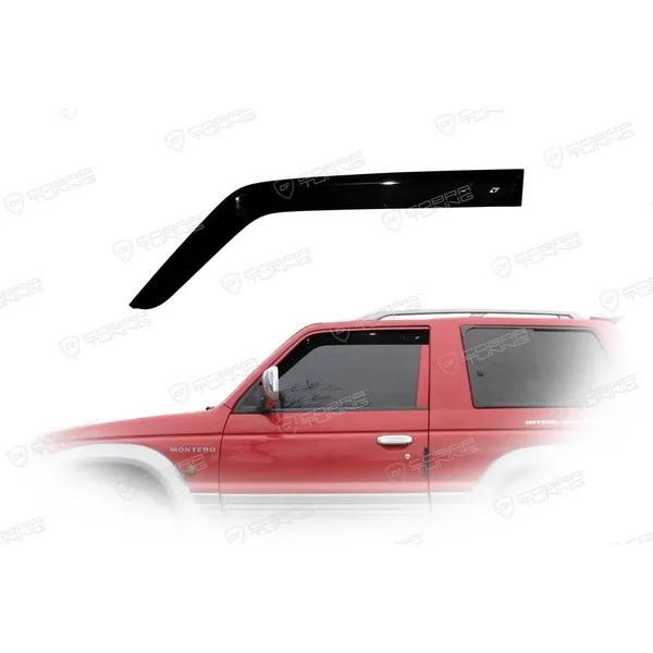 Дефлектора на окна Mitsubishi Pajero II 3d 1991-2000EuroStandard деф.окон Cobra Tuning ME42591