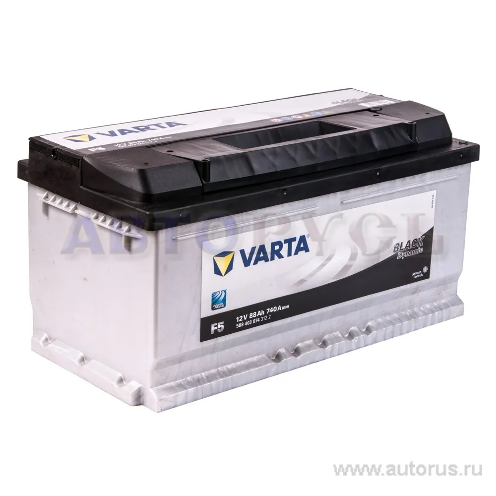 Аккумулятор VARTA Black Dynamic 88 А/ч обратная R+ 353x175x175 EN740 А
