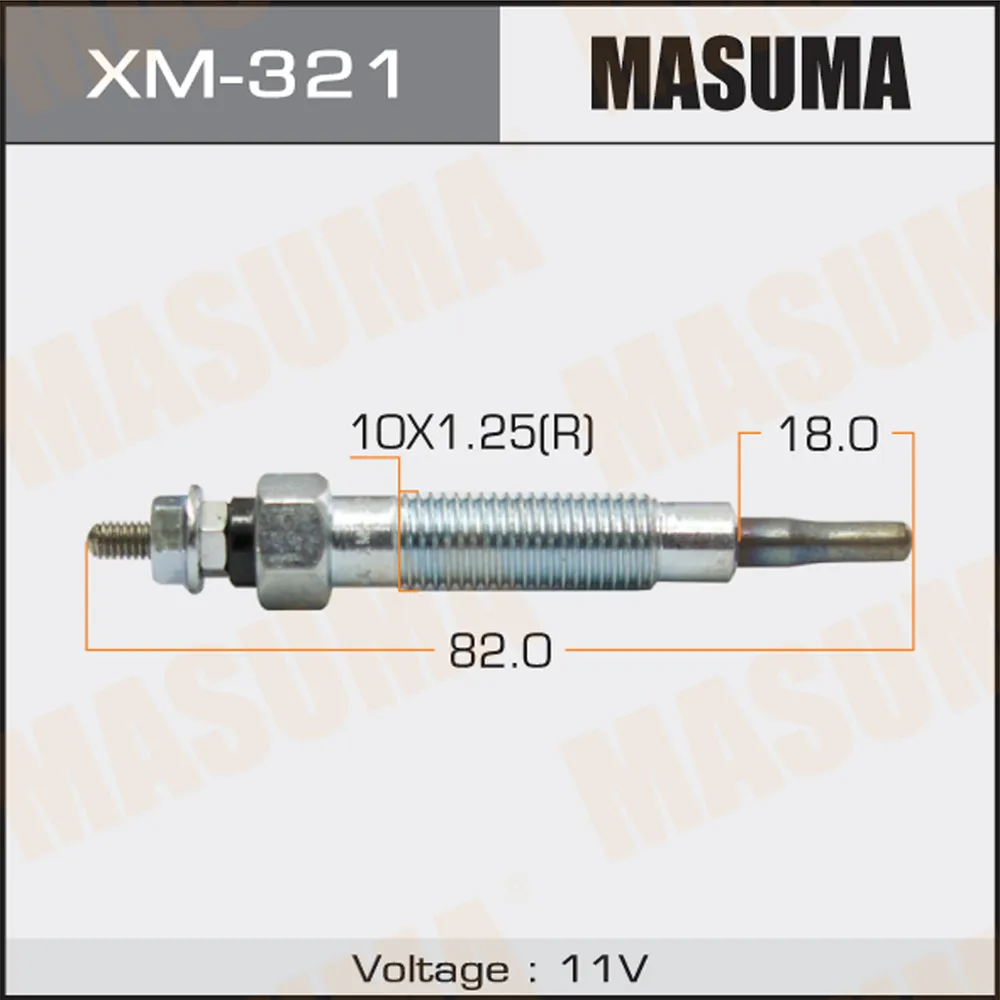 Свеча накаливания MITSUBISHI DELICA MASUMA XM-321