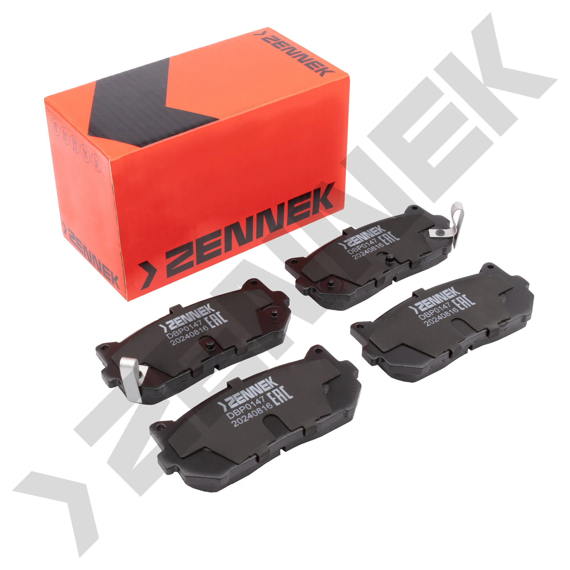 Колодки тормозные дисковые задние KIA CARENS 98-, CERATO 00-04 ZENNEK DBP0147