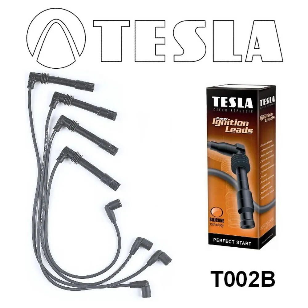 Комплект проводов_Audi A3/Skoda Oktavia 1.8 20V AGN/APG 96- TESLA T002B