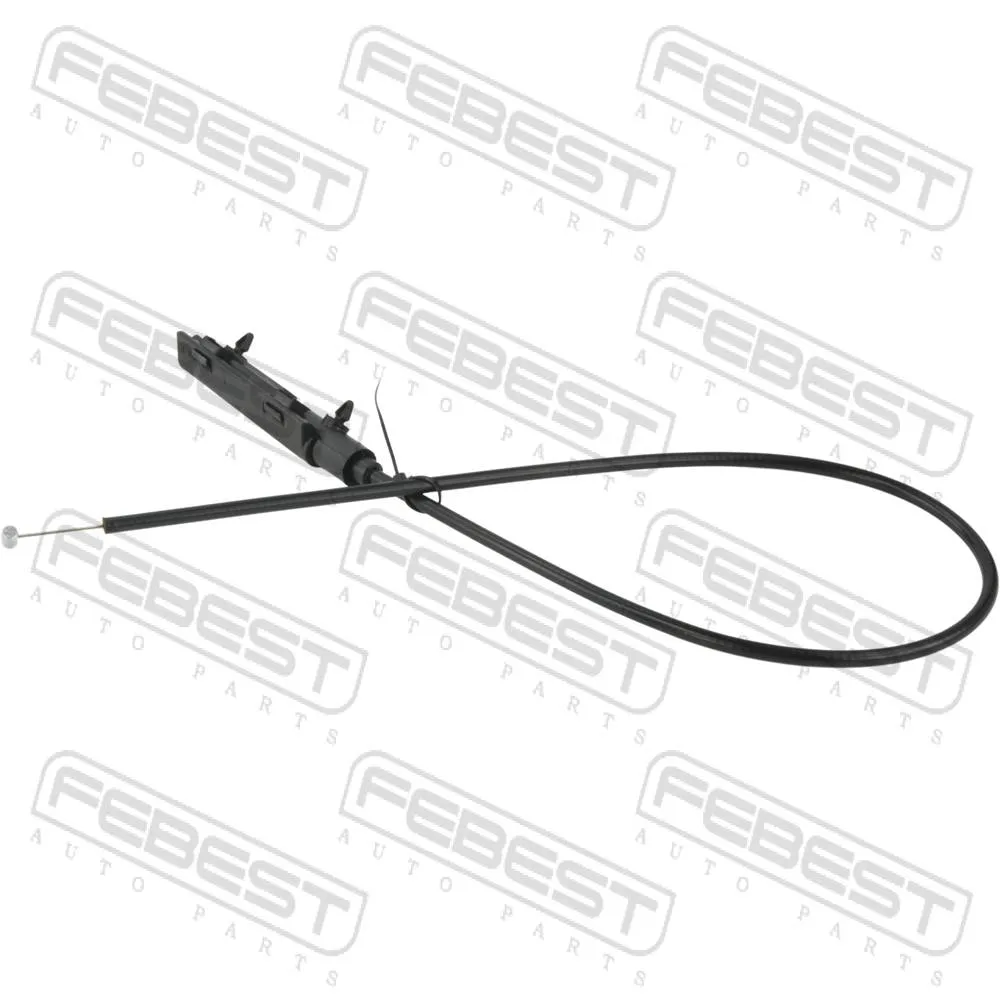 Трос привода открывания замка капота BMW 3 E46 1997-2006 [ECE] FEBEST 19101-E46FL