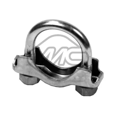 Хомут глушителя D=98MM U усиленный, толщина проволки 10MM, гайка медь METALCAUCHO 00630