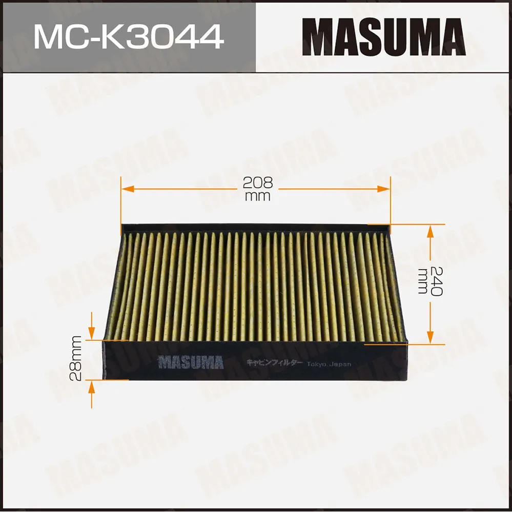 Салонный фильтр AC9411 MASUMA HYUNDAI PALISADE 20- (1/40) MASUMA MCK3044