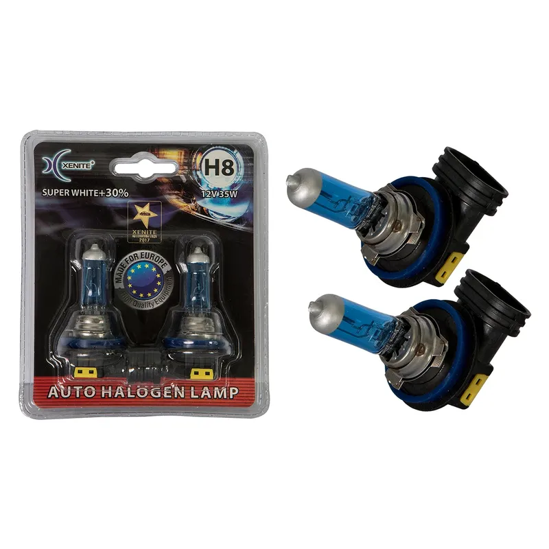 Лампа галогеновая H8 PGJ19-1 12v 35W комплект 2 шт.