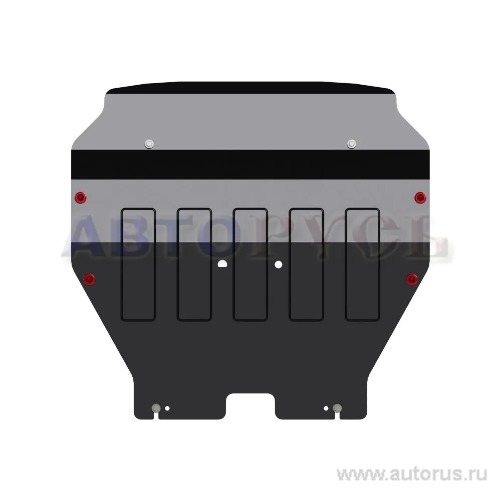 Защита картера двигателя и кпп VW Caravelle V-2.0 TD MT, 2013- Сталь 2 мм
