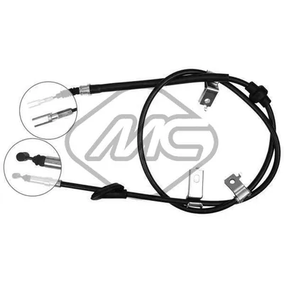Трос ручника 400 SERIE BERLINA 5 DOORS (DISC BRAKE) DX-RH Metalcaucho 82167