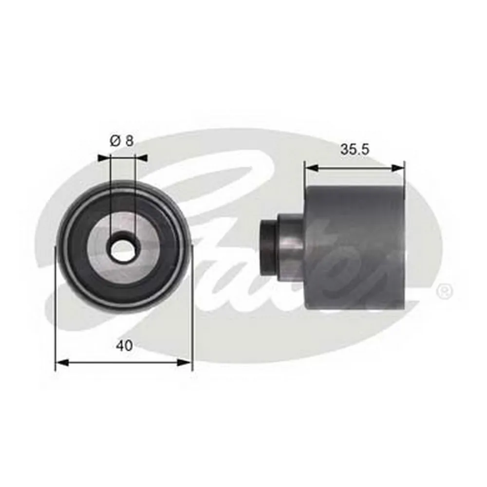Ролик ремня ГРМ AUDI A3 A4 VW GOLF 4 PASSAT 1.4-2.0D GATES T41229