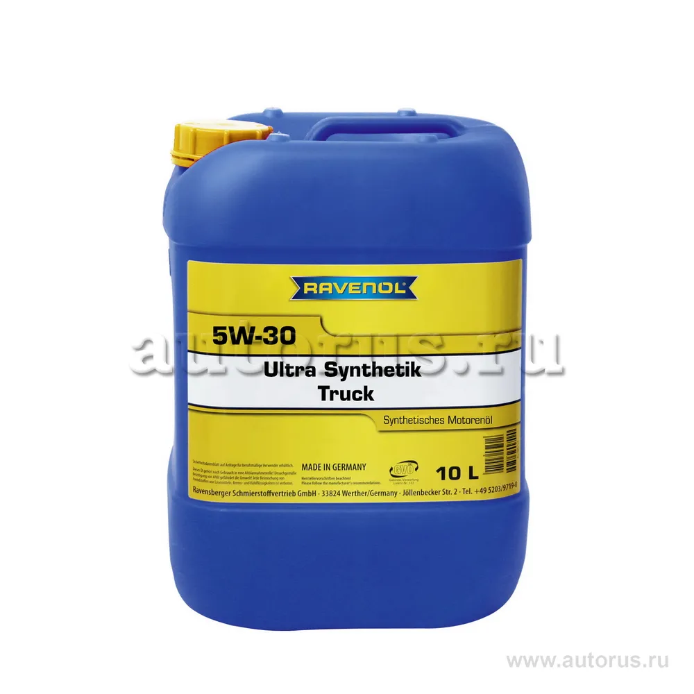 Масло моторное Ravenol 5W-30 синтетическое 10 л 1121102-010