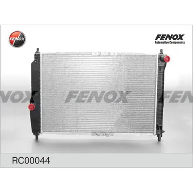 Радиатор охлаждения CHEVROLET AVEO 1.4 02> МКПП 600X418X16; ПАЯНЫЙ FENOX RC00044