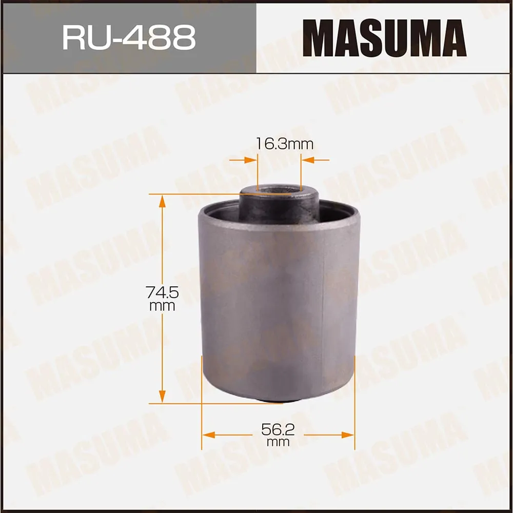 Сайлентблок заднего продольного рычага зад. MASUMA RU488