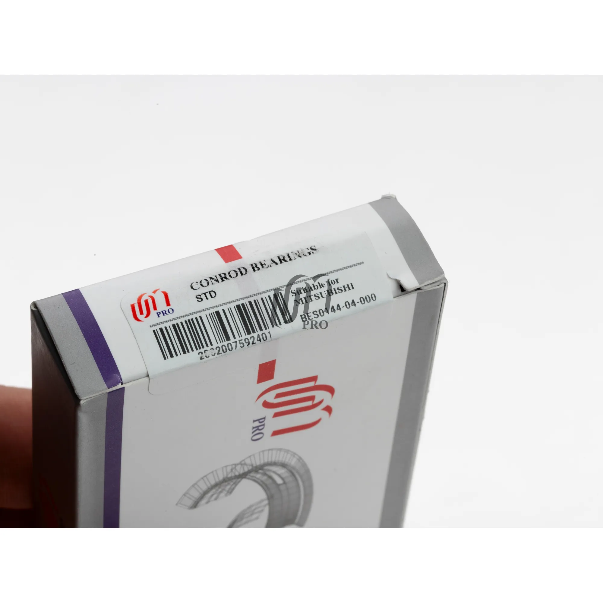 Вкладыши шатунные STD комплект на 4 цил. MITSUBISHI 4A90, 4A91, 4A92 (MN195585V) UM UNITED MOTORS UMPRO BES014404000