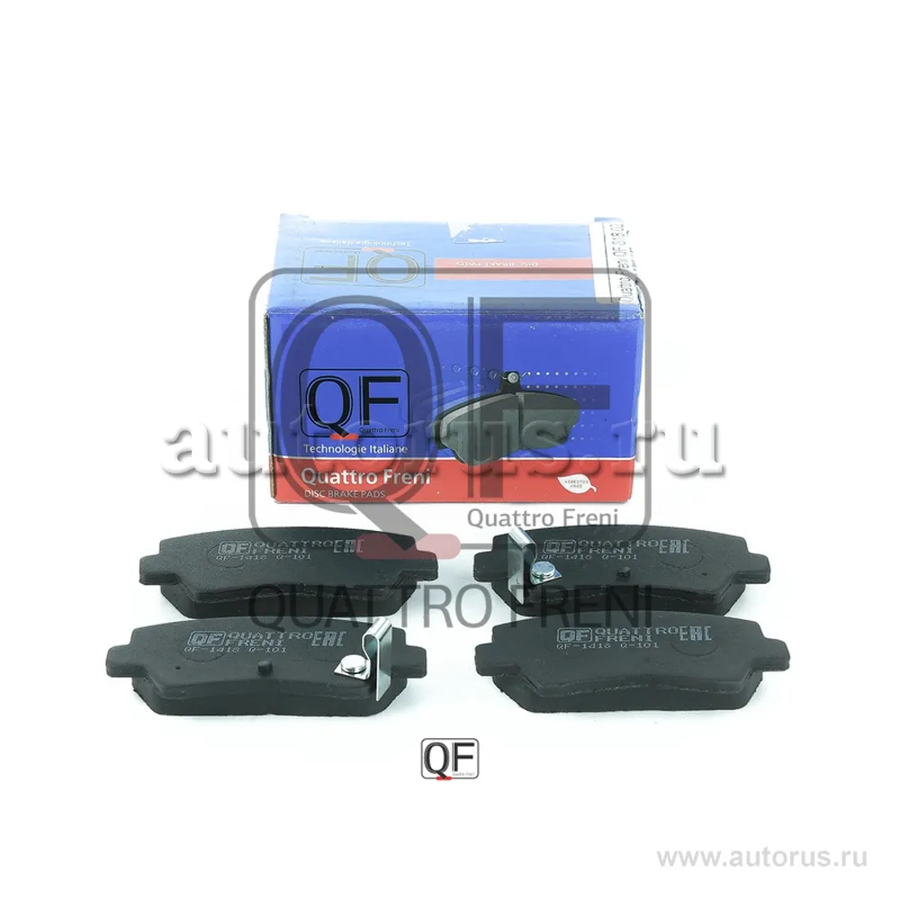 Колодки тормозные задние с механическим датчиком HYUNDAI SOLARIS (2011)/KIA RIO III (2011) QUATTRO FRENI QF81802
