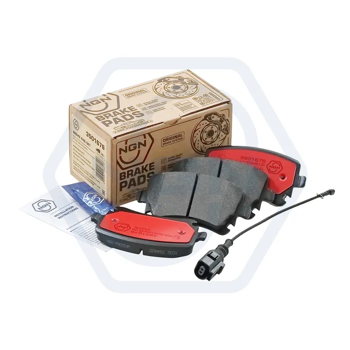 Колодки тормозные керамические, задние VW Transporter V-VI 03> NGN 3501676