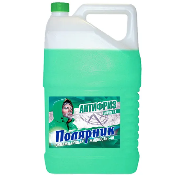Антифриз Полярник G11 готовый -40C зеленый 10 кг 430206223