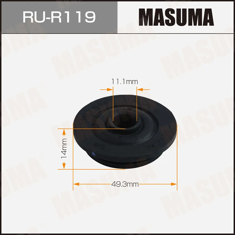 Втулка крепления радиатора MASUMA NISSAN X-TRAIL / T32R upper MASUMA RUR119