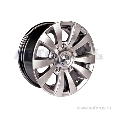 Диск литой R15 6.5J 5x139.7/98 ET40 КИК Фалкон-Нова платинум 4257(14675)