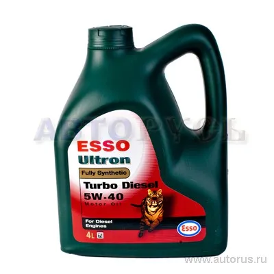 Масло моторное ESSO Ultron Turbo Diesel 5W-40 синтетическое 4 л 141891