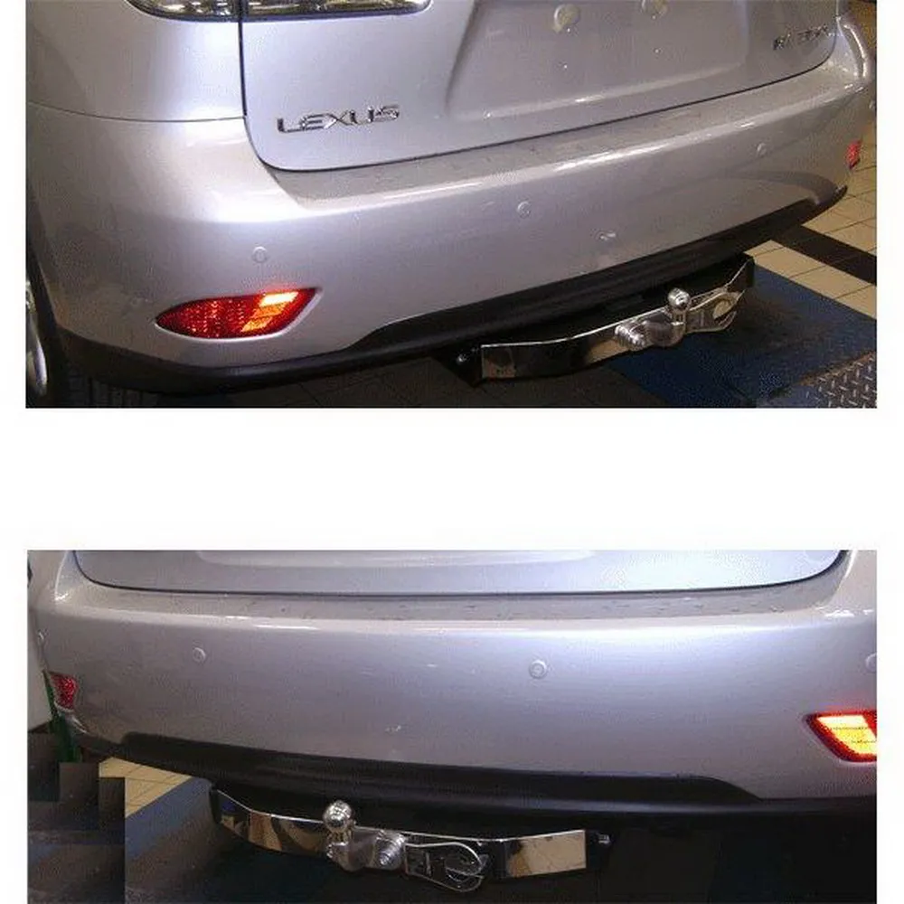Фаркоп LEXUS RX 350, 09-18, шар F нержавеющий, 75/1800, с нержавеющей накладкой