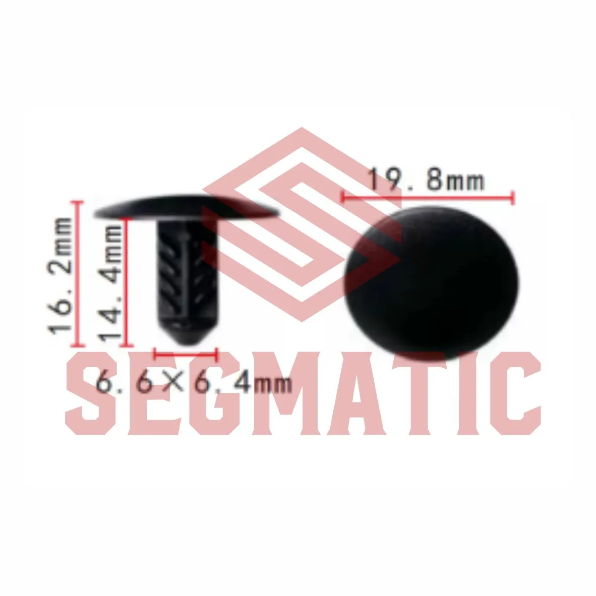 Клипса пластмассовая NISSAN SEGMATIC SG70203159