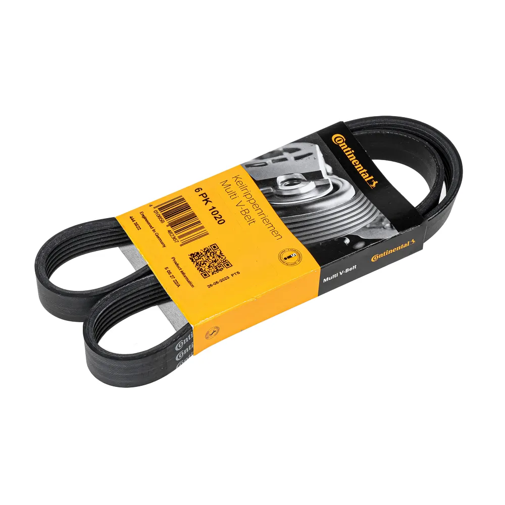 Ремень поликлиновый ВАЗ 1118 MB W201/124 FORD FUSION CONTITECH 6 PK 1020