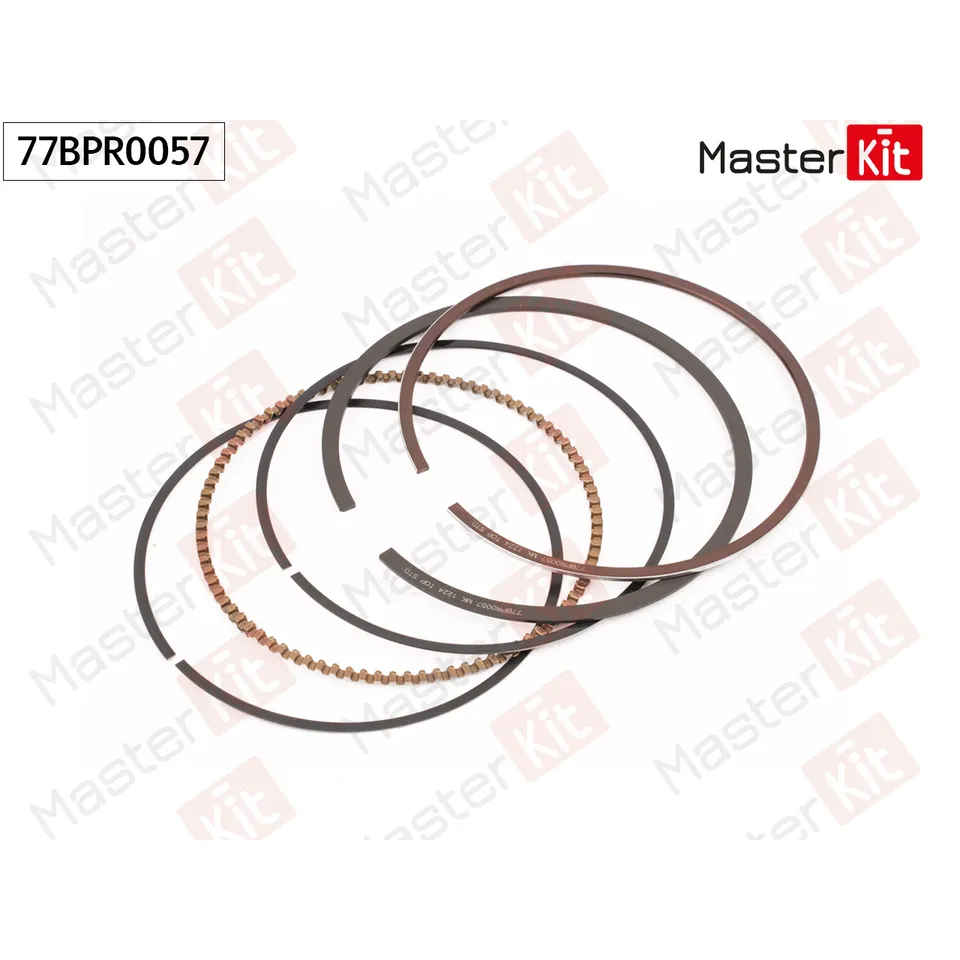 Кольца поршневые (к-т на 1 поршень) (STD) HYUNDAI/KIA G4FA/G4FC MASTERKIT 77BPR0057