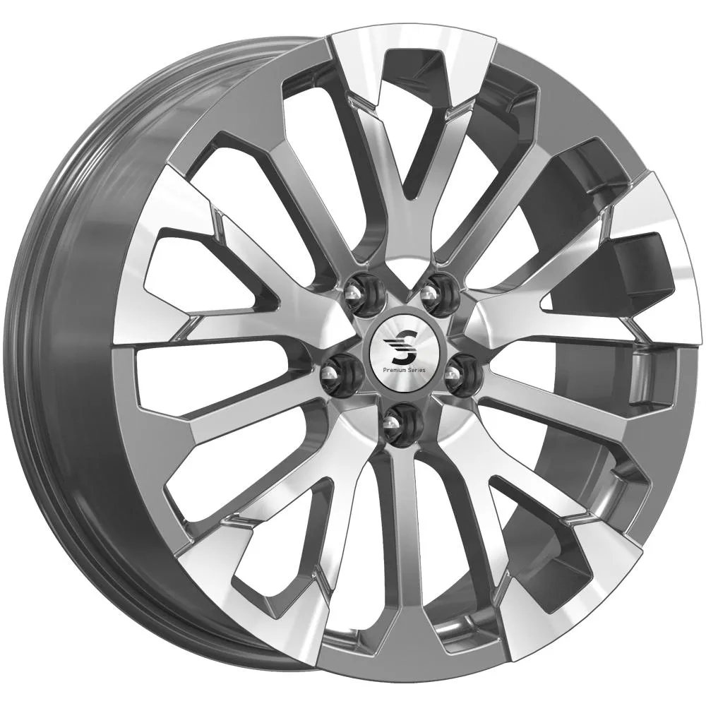 Диск литой R19 7.5J 5x114.3/64.1 ET40 Premium series КР003 Diamond Gloss Graphite 77440