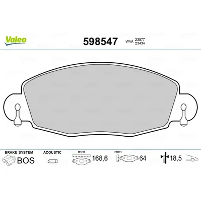 Колодки тормозные ford transit 00-06 передние