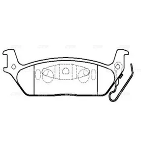 Колодки тормозные Discontinued CTR GK0167