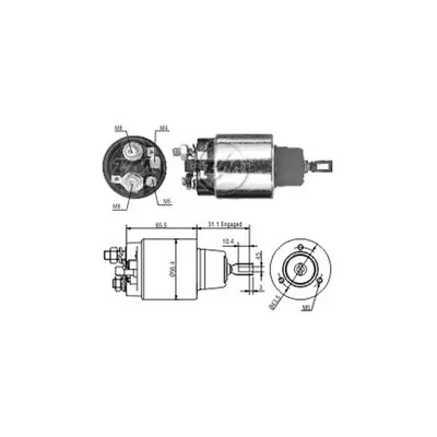 Реле втягивающее MERCEDES W123 ERA ZM772