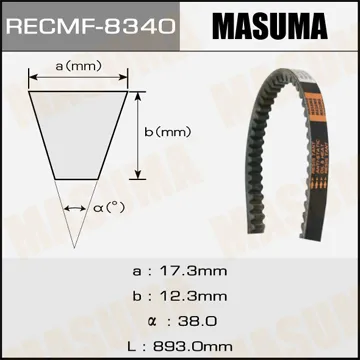 Ремень клиновидный Masuma рк.8340 MASUMA 8340