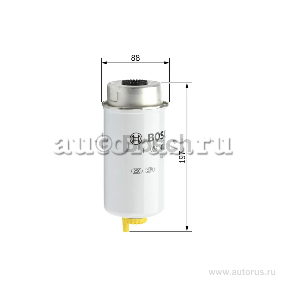 Фильтр топливный FORD TRANSIT 2.4 TDCI 06- BOSCH F 026 402 079