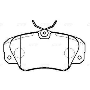 Колодки тормозные Discontinued CTR GK0277