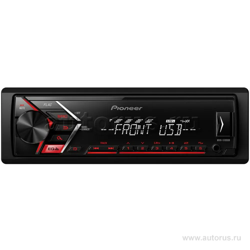 Автомагнитола PIONEER MVH-S100UB, 4x50вт,USB/MP3/iPod/Android