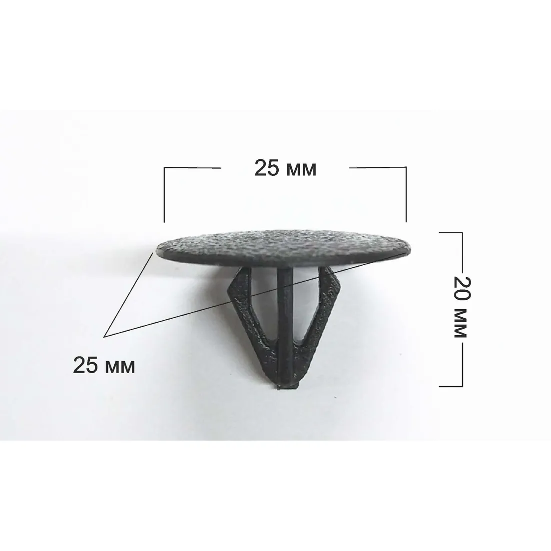 Клипса крепления обшивки капота Hyundai (Accent; Elantra; Santa Fe, Solaris); Kia ARIRANG ARG17-8068