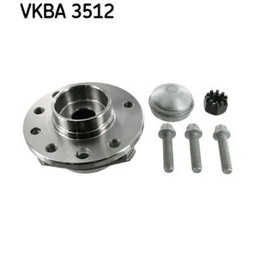Ступица в сб. с подшипником OPEL ASTRA G 98-05, ZAFIRA 99-05, SKF VKBA3512