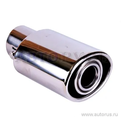 Насадка на глушитель 84x145x51 мм хром BOLK BK01413