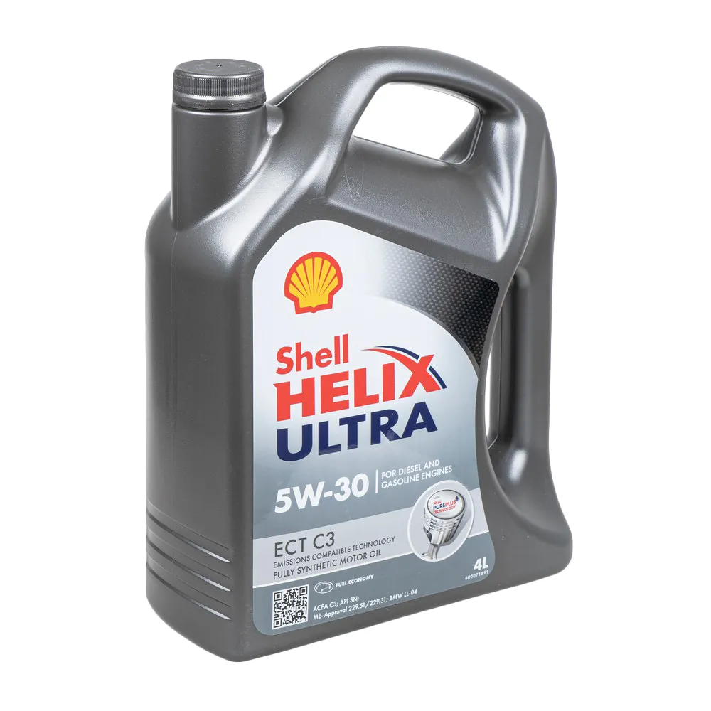 Масло моторное SHELL Helix Ultra ECT C3 5W-30 синтетическое 4 л 550050441