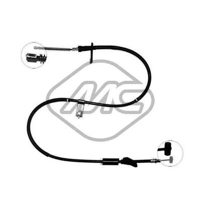 Трос ручника OPL AGILA ALL SX L Metalcaucho 82509