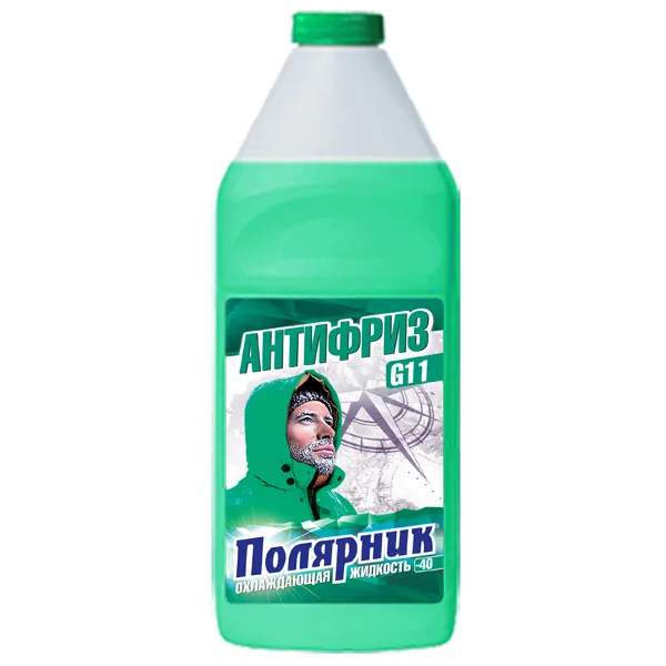 Антифриз Полярник G11 готовый -40C зеленый 1 кг 430206221
