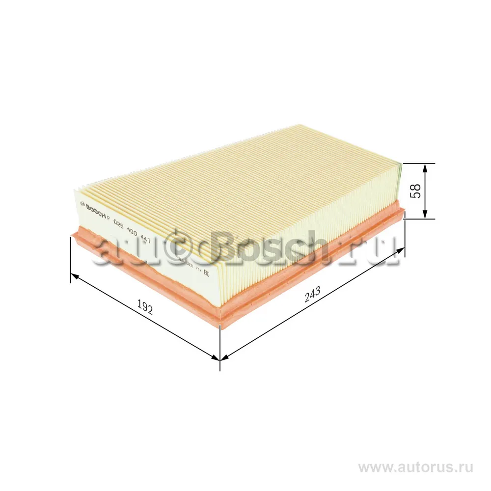 Фильтр воздушный BOSCH 1 987 429 406 BOSCH F 026 400 441