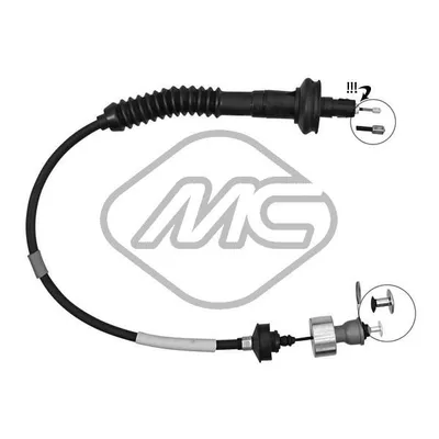 Трос сцепления 206 ALL DS HDI (CH.9583...) AUTOMATIC Metalcaucho 80005
