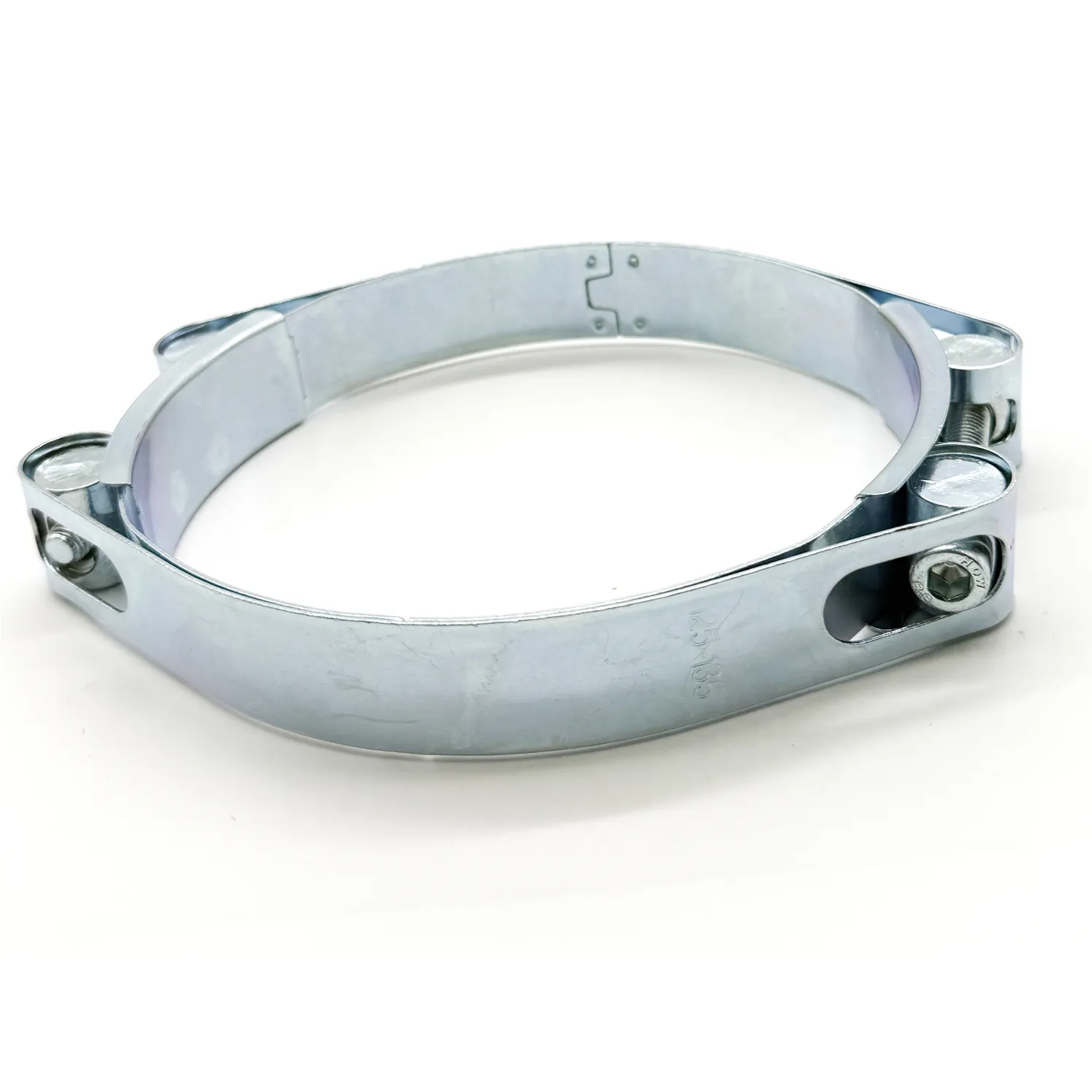 Хомут усиленный 125-135мм двухболт. МИР ХОМУТОВ SIL125-135PCD31