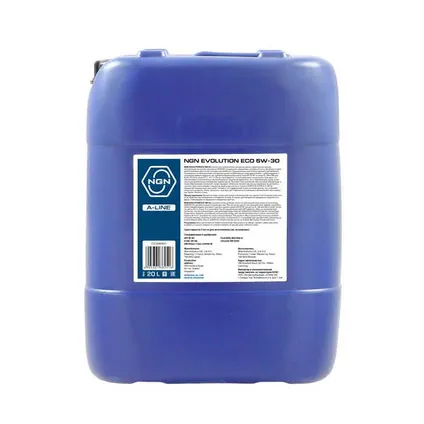 Масло моторное синт. NGN A-Line 5W-30 SN EVOLUTION ECO 20л